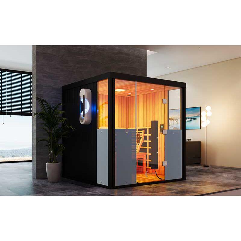 Halotherapy Solutions Halo-IR Salt Therapy & Detox Sauna Salt Room