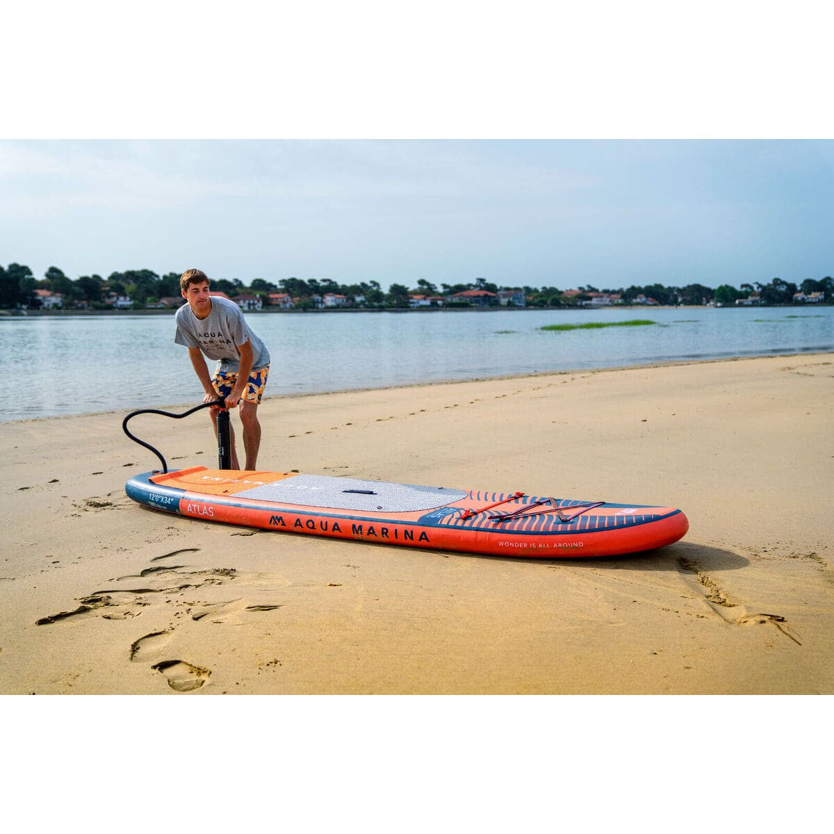 Aqua Marina Atlas Sky Glider Advanced All Around iSUP Stand Up Paddleboard  With Hybrid Paddle