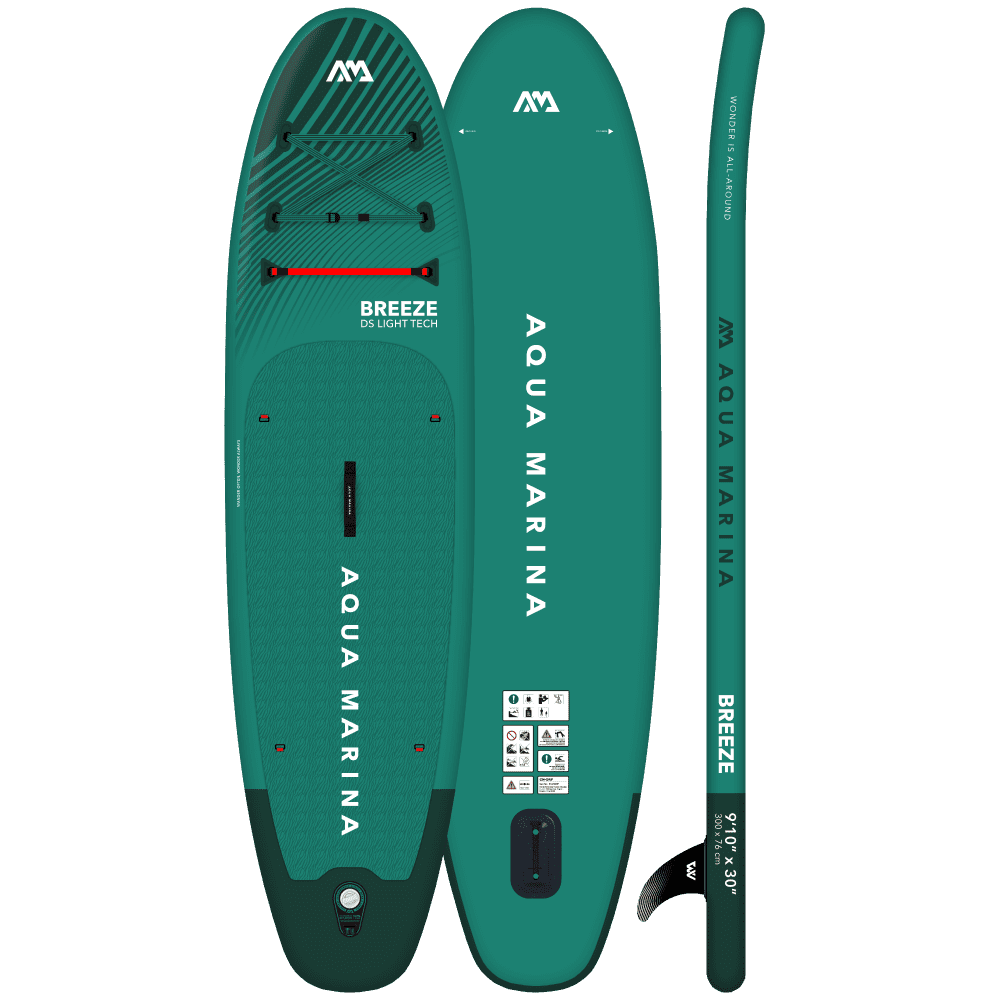 Aqua Marina Breeze Silver Tree All Around iSUP Stand Up Paddle Board With SPORTS III Paddle