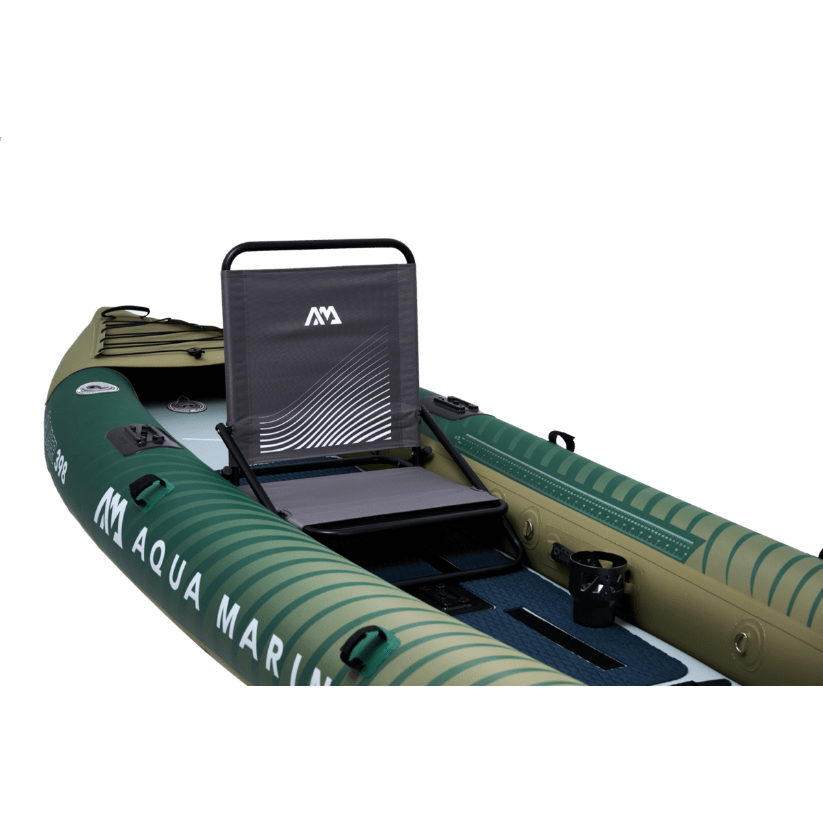 Aqua Marina Caliber Angling 1 Person Inflatable Kayak With Foldable Fishing Seat (paddle excluded)