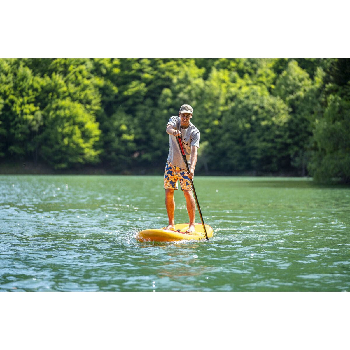 Aqua Marina Fusion Before Sunset All Around iSUP Stand Up Paddleboard With SPORTS III Paddle