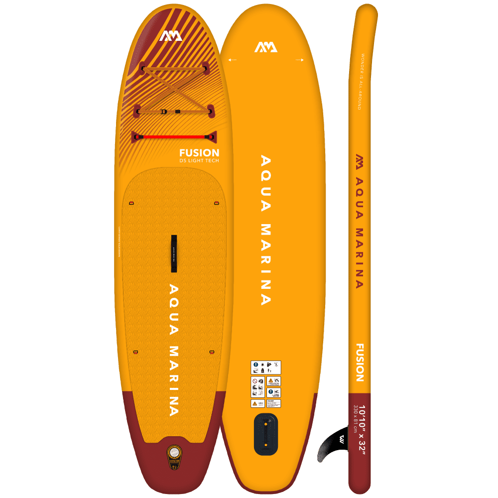 Aqua Marina Fusion Before Sunset All Around iSUP Stand Up Paddleboard With SPORTS III Paddle