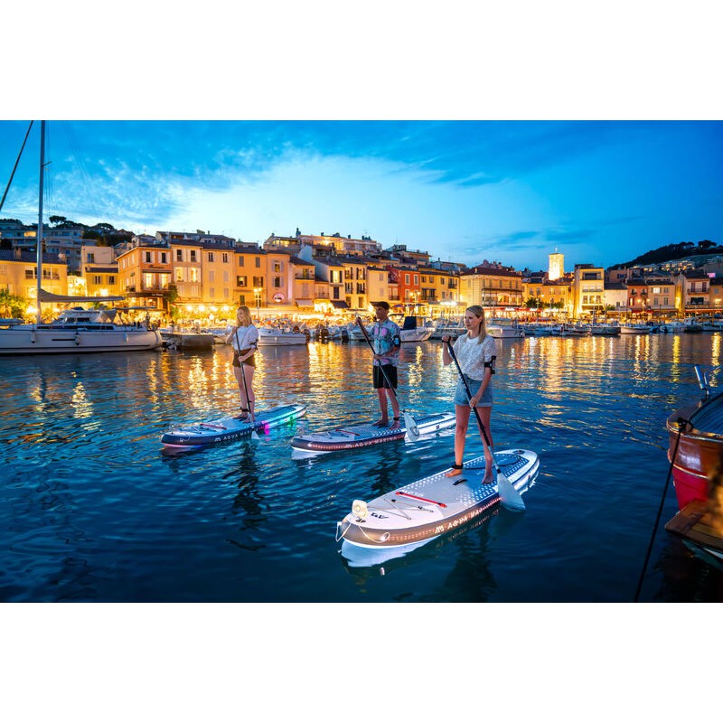 Aqua Marina Glow All Around iSUP Stand Up Paddle Board With Ambient Light System