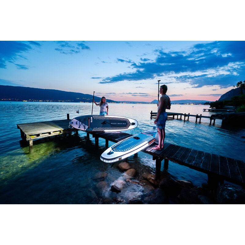 Aqua Marina Glow All Around iSUP Stand Up Paddle Board With Ambient Light System