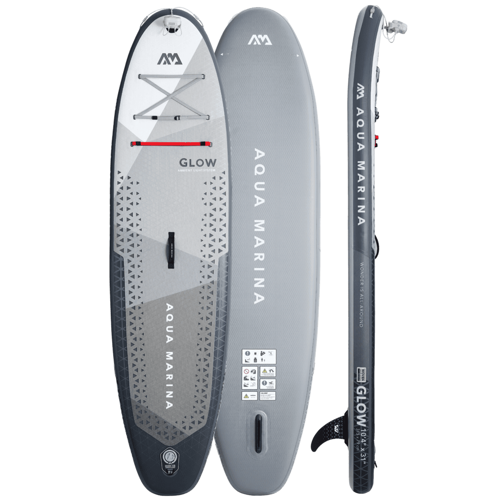 Aqua Marina Glow All Around iSUP Stand Up Paddle Board With Ambient Light System