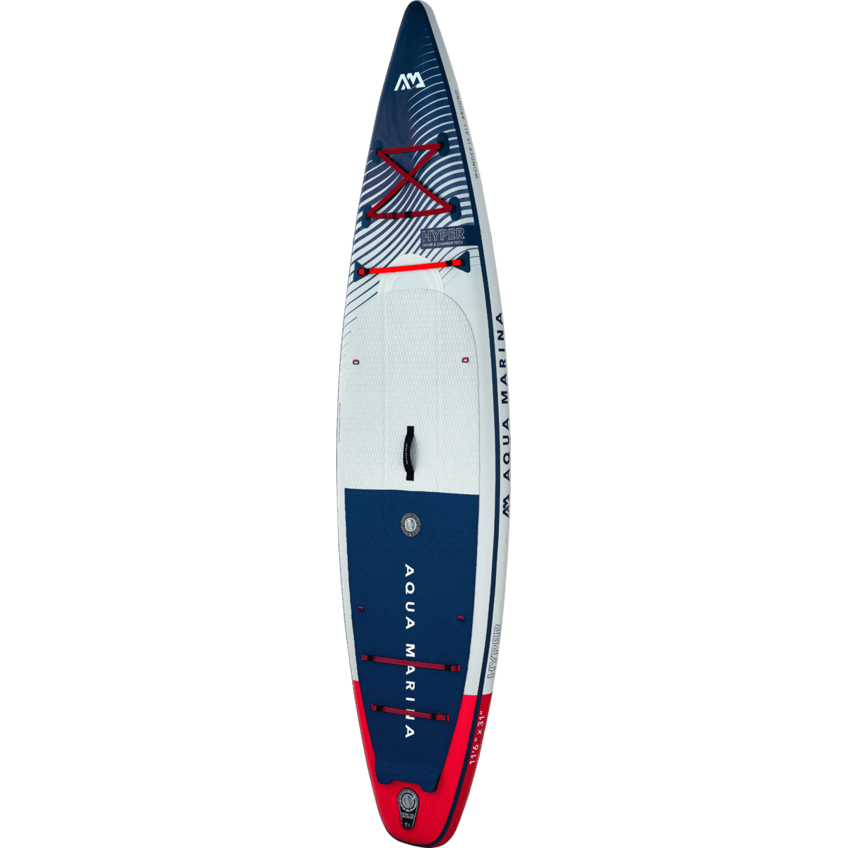 Aqua Marina Hyper 12'6" Navy Touring iSUP Stand Up Paddleboard