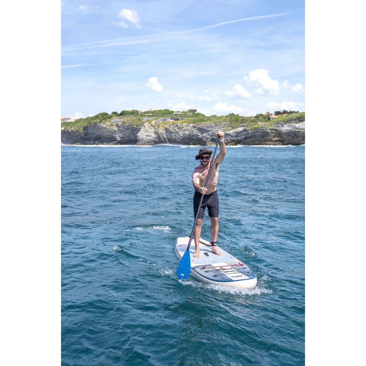 Aqua Marina Magma Earth Wave Advanced All Around iSUP Stand Up Paddleboard With Hybrid Paddle