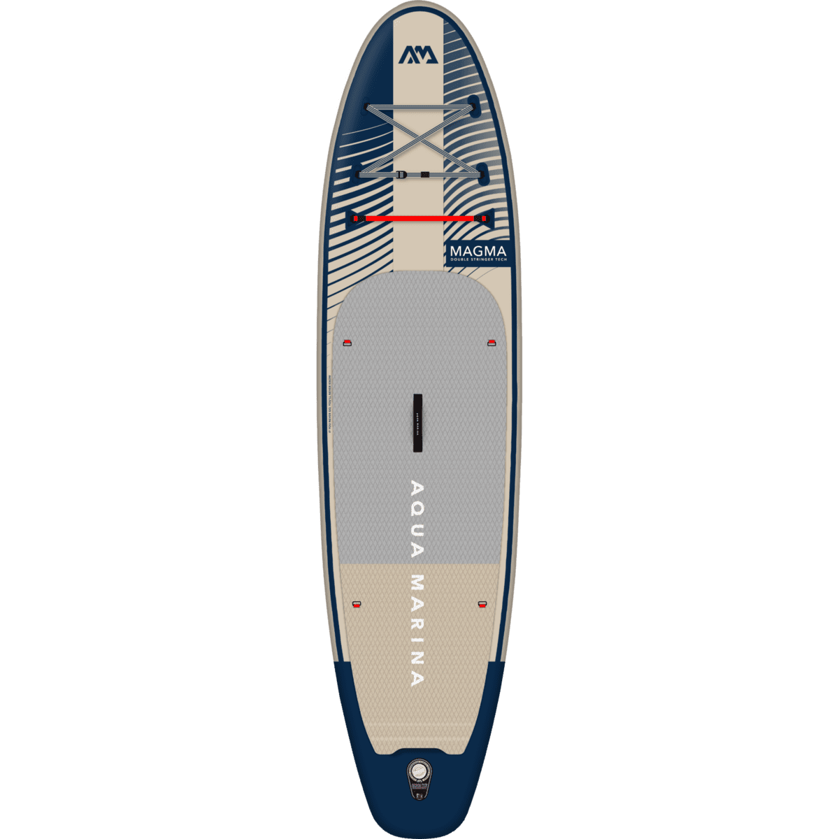 Aqua Marina Magma Earth Wave Advanced All Around iSUP Stand Up Paddleboard With Hybrid Paddle