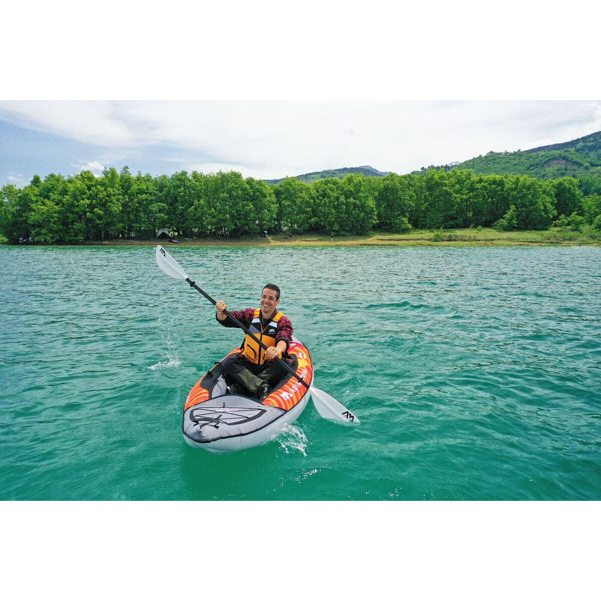 Aqua Marina Memba-330 Touring 1 Person Inflatable Kayak With Paddle