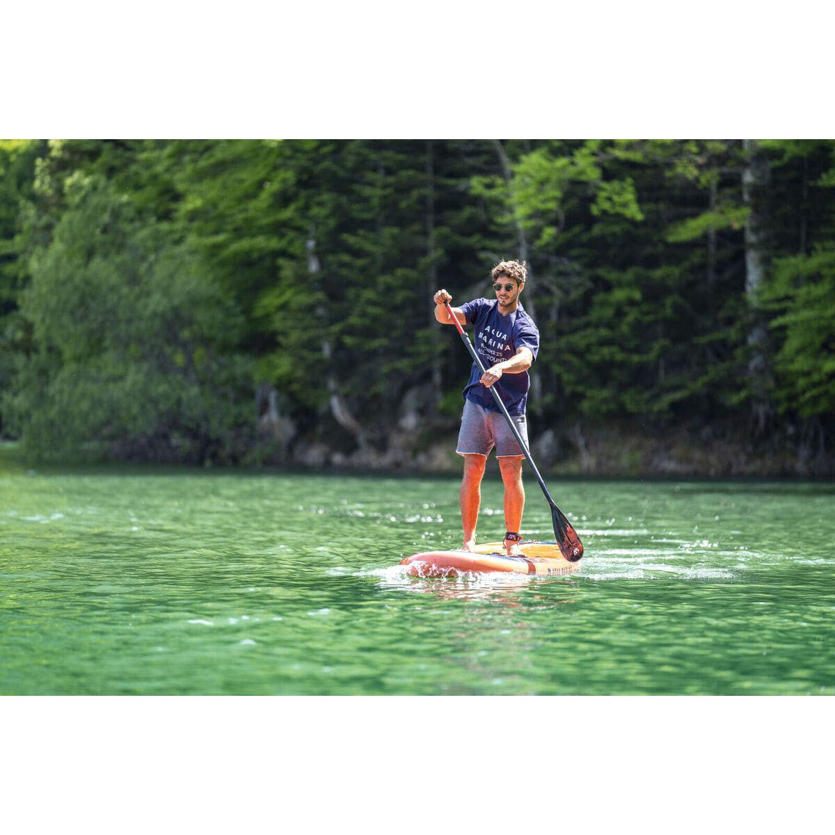 Aqua Marina Monster Sky Glider All Around iSUP Stand Up Paddleboard With SPORTS III Paddle