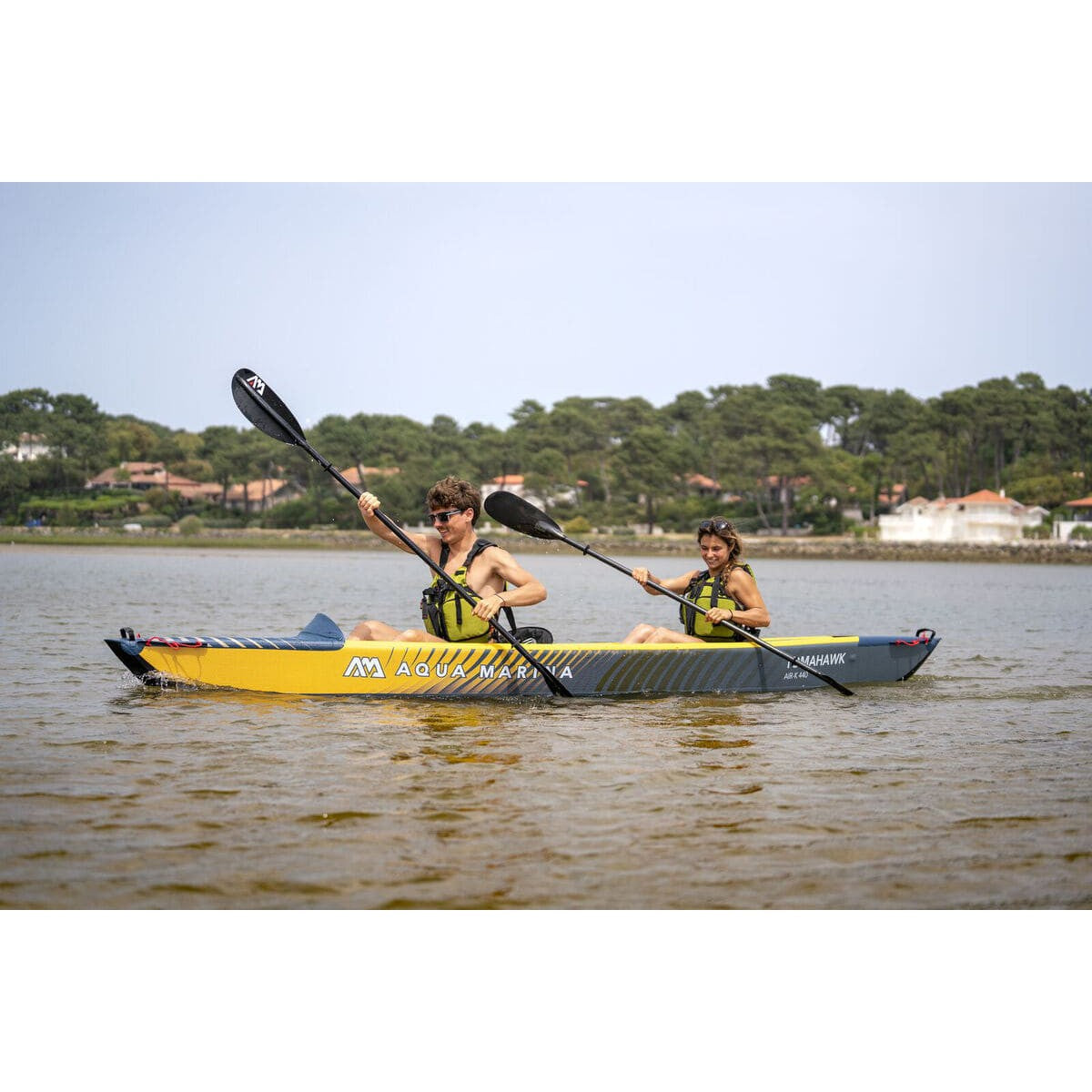 Aqua Marina Tomahawk AIR-K 440 High Pressure Speed 2 Person Inflatable Kayak(paddle excluded)