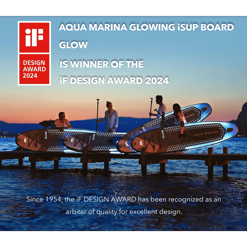 Aqua Marina Glow All Around iSUP Stand Up Paddle Board With Ambient Light System