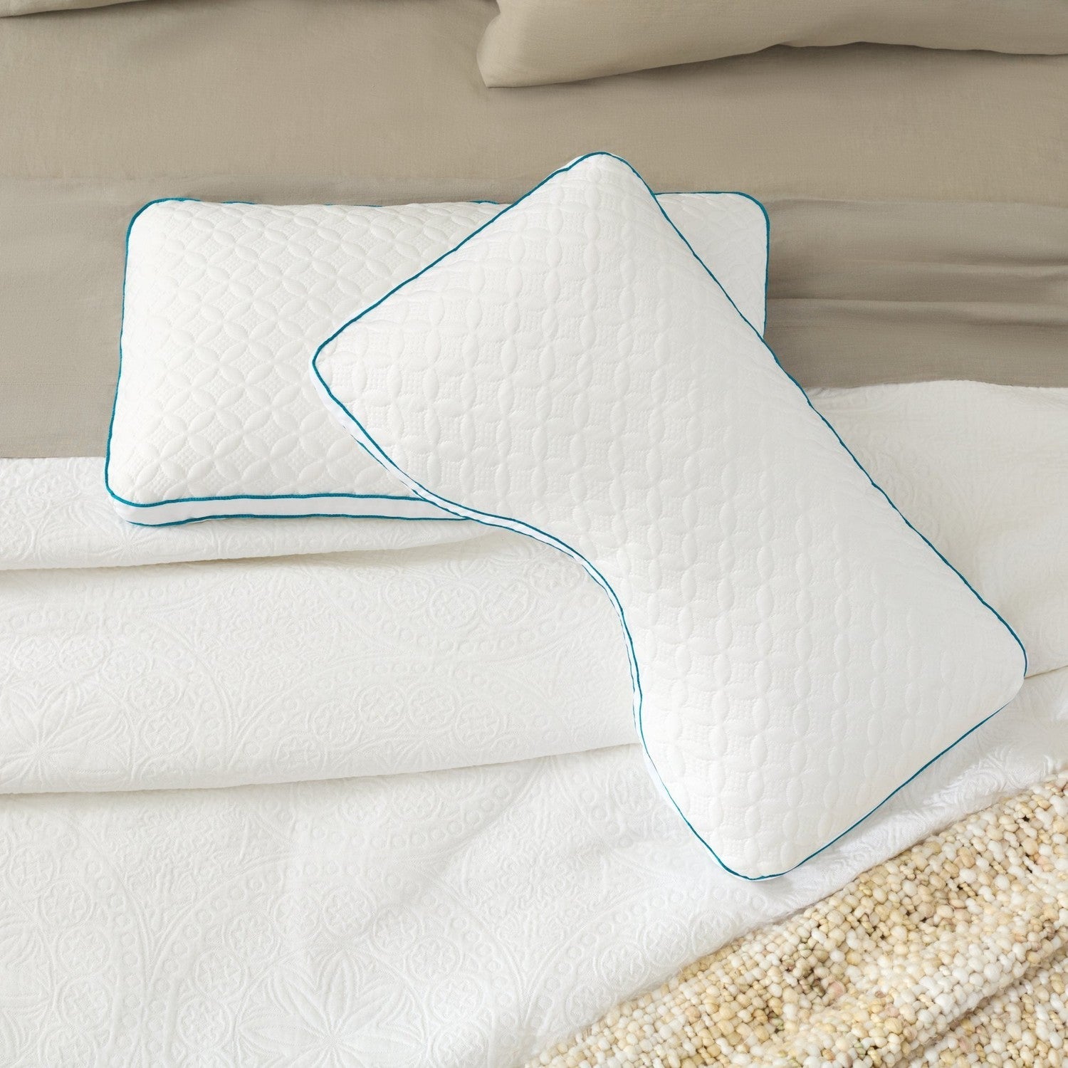 Malouf FlexFill™ Foam & Fiber Pillow With HyperChill™ Cover-Purely Relaxation