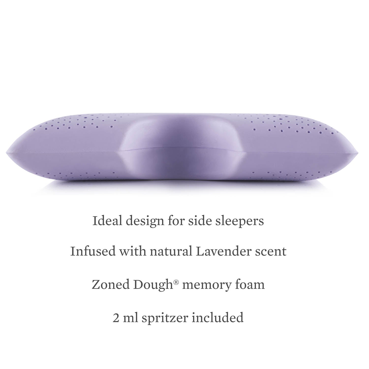 Malouf Shoulder Zoned Dough® Lavender Pillow-Purely Relaxation