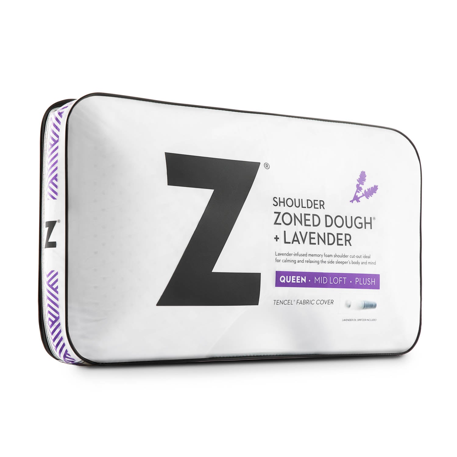 Malouf Shoulder Zoned Dough® Lavender Pillow-Purely Relaxation