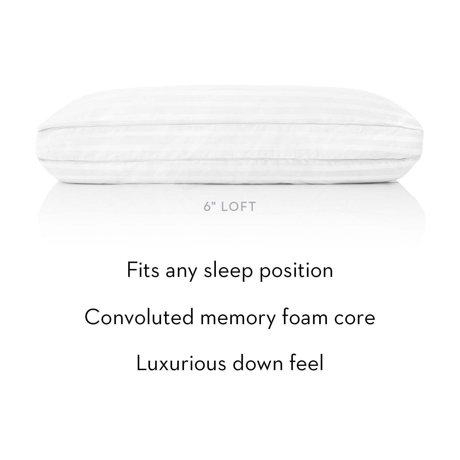 Malouf Z Convolution® Gelled Microfiber Pillow-Purely Relaxation