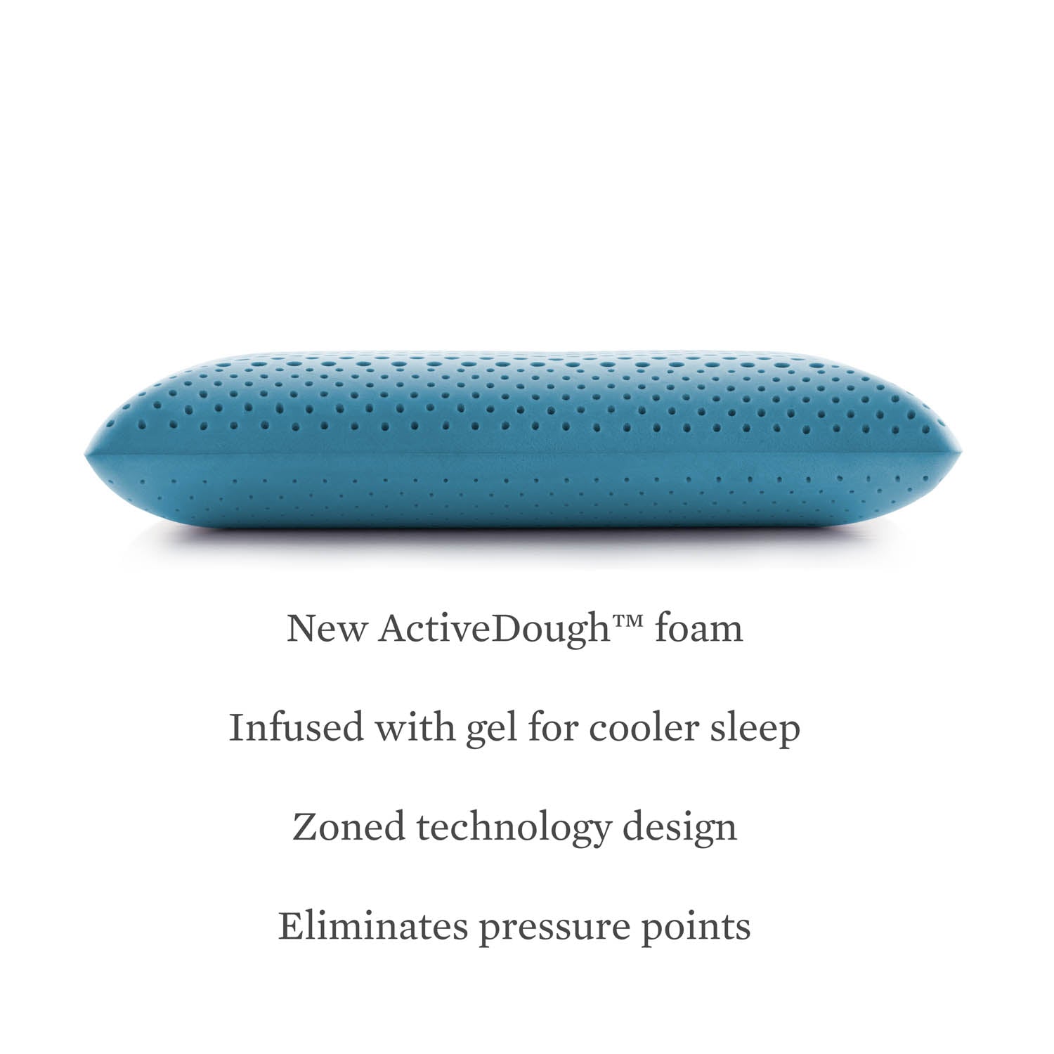 Malouf Zoned ActiveDough® + Cooling Gel Pillow-Purely Relaxation