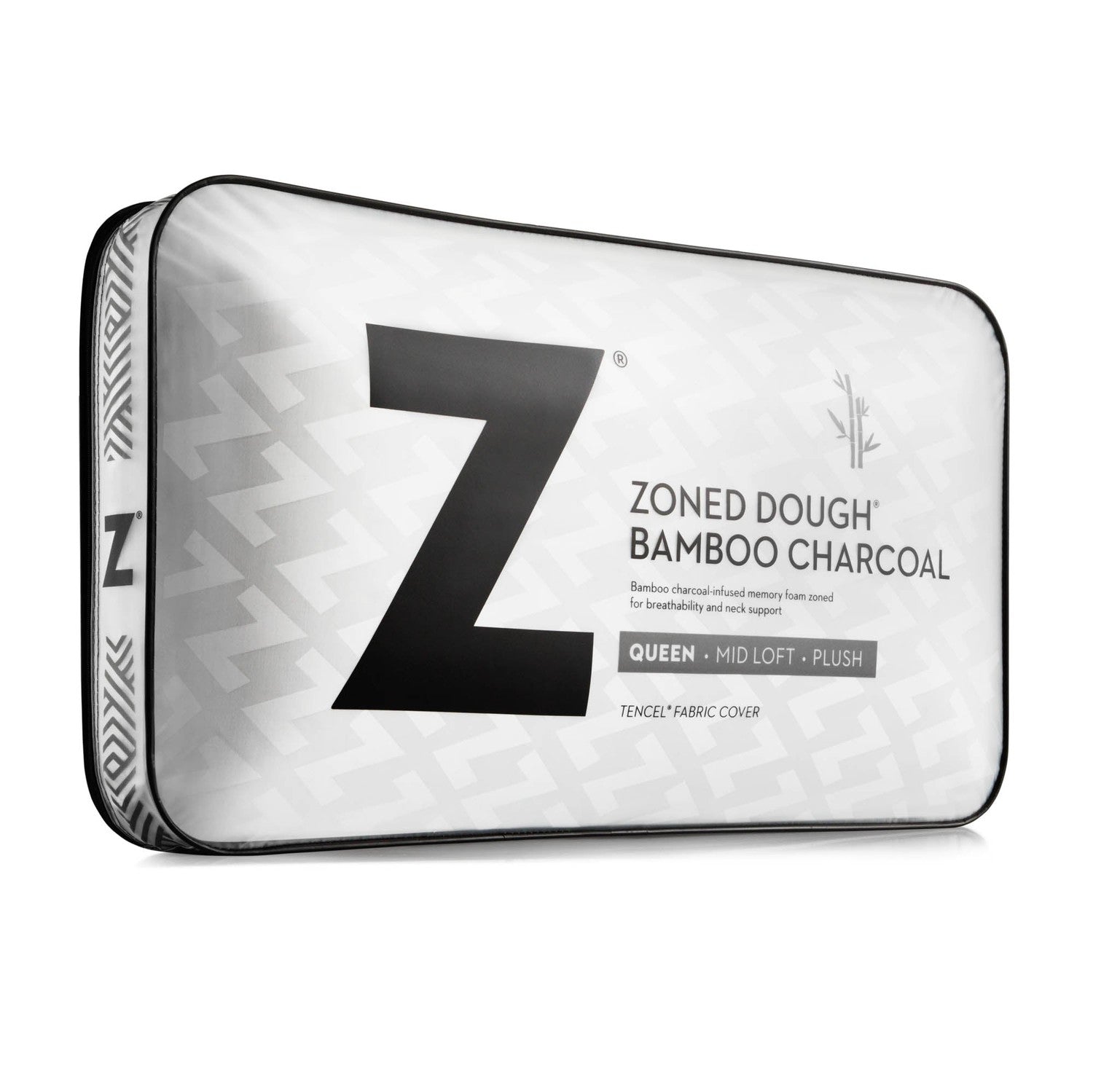 Malouf Zoned Dough® + Bamboo Charcoal Pillow-Purely Relaxation