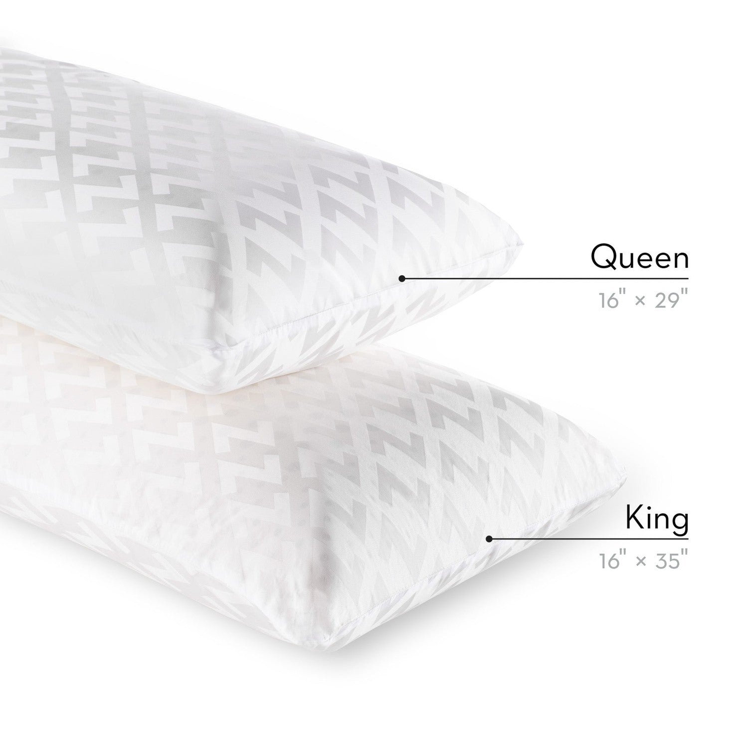 Malouf Zoned Dough® + Bamboo Charcoal Pillow-Purely Relaxation