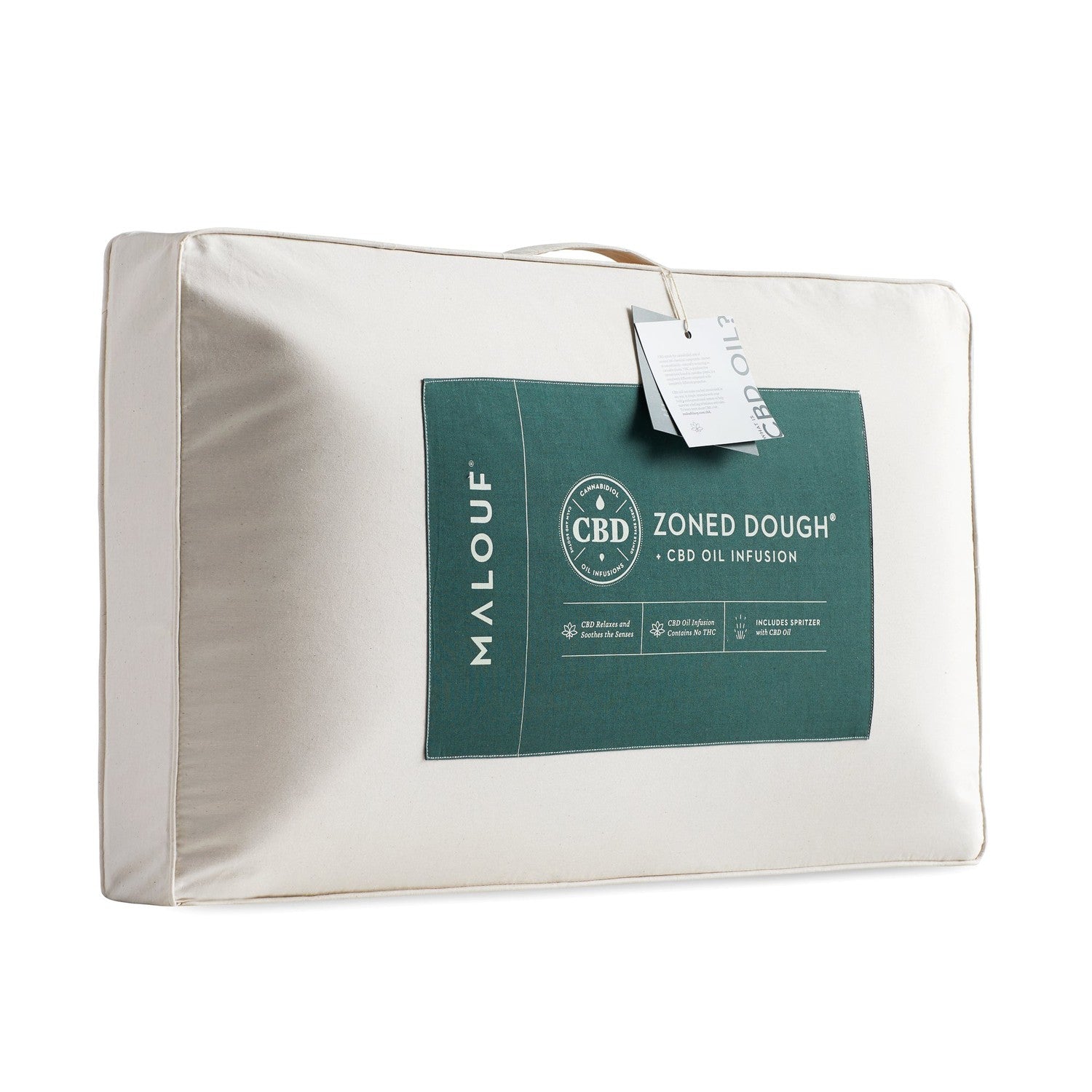 Malouf Zoned Dough™ + CBD Oil Pillow-Purely Relaxation