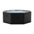 Wave Spas Como Octagon 6 Person Eco Foam Hot Tub With Built-In Integrated Heater-Purely Relaxation