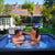 Wave Spas Garda Square 4 or 6 Person Eco Foam Hot Tub With Built-In Integrated Heater-Purely Relaxation