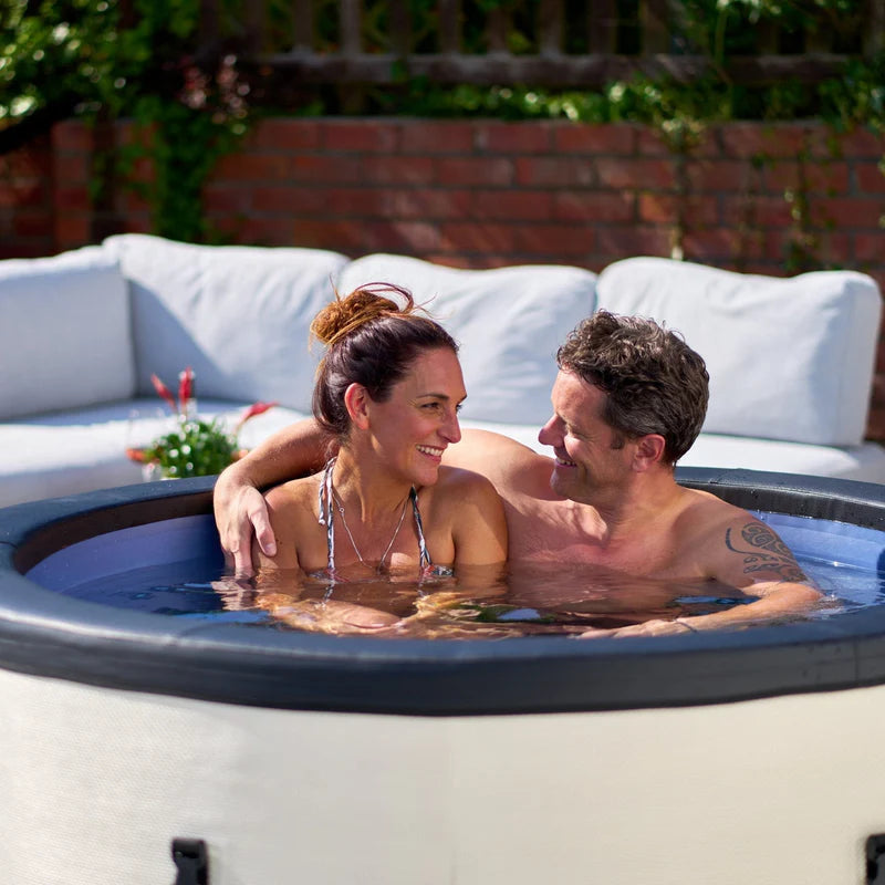 Wave Spas Tahoe Round 4 or 6 Person Eco Foam Hot Tub With Built-In Integrated Heater-Purely Relaxation