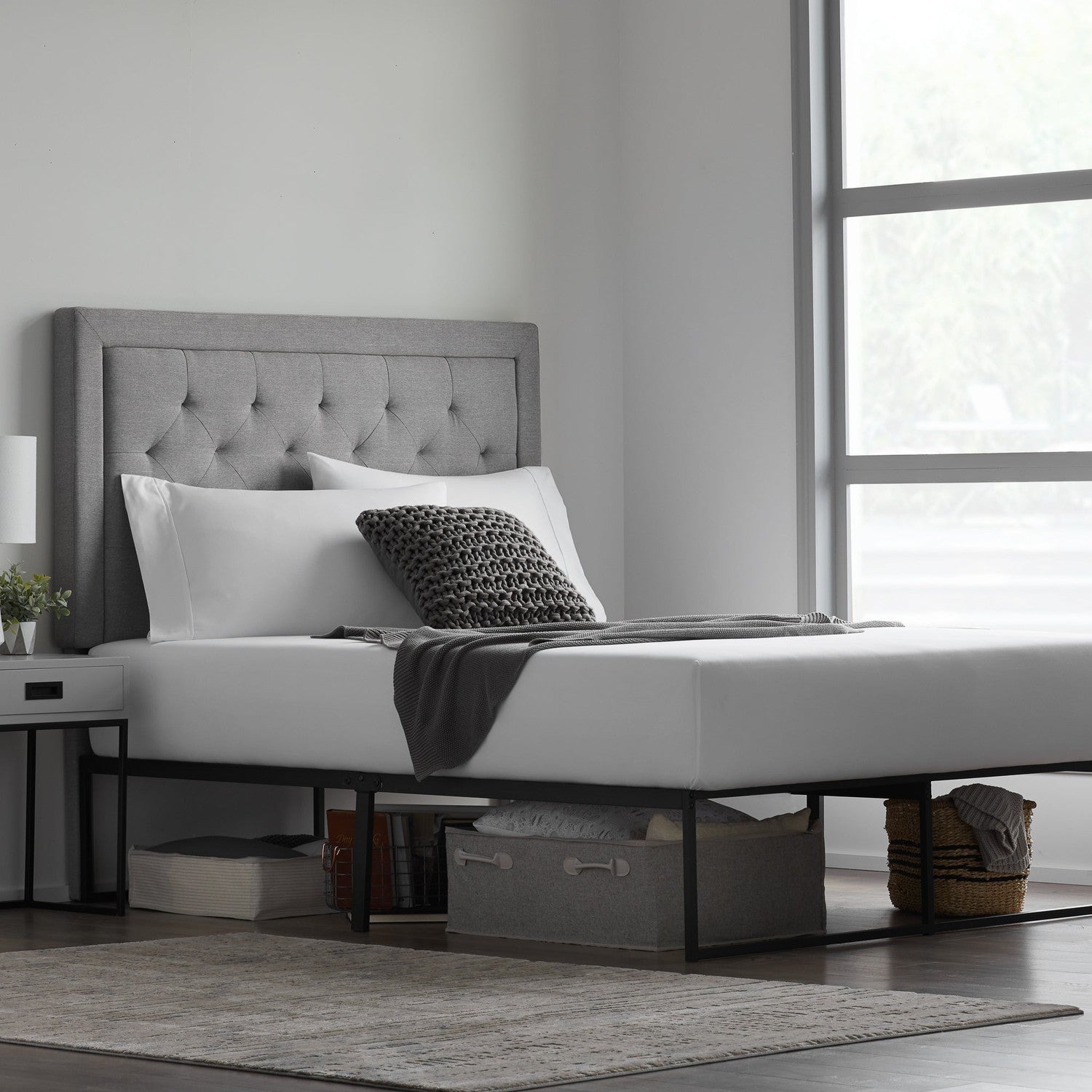 Weekender Modern Platform Bed Frame-Purely Relaxation