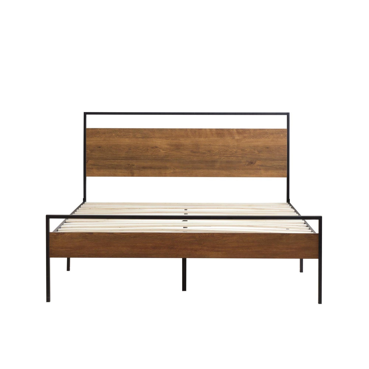 Weekender Thompson Metal and Wood Platform Bed-Purely Relaxation