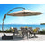 Grand patio Outdoor 11 FT Offset Umbrella, Aluminum Cantilever Patio Umbrella, Round Canopy Shade Umbrella with Weighted Base for Pool, Garden, Backyard, Yard (Champagne)