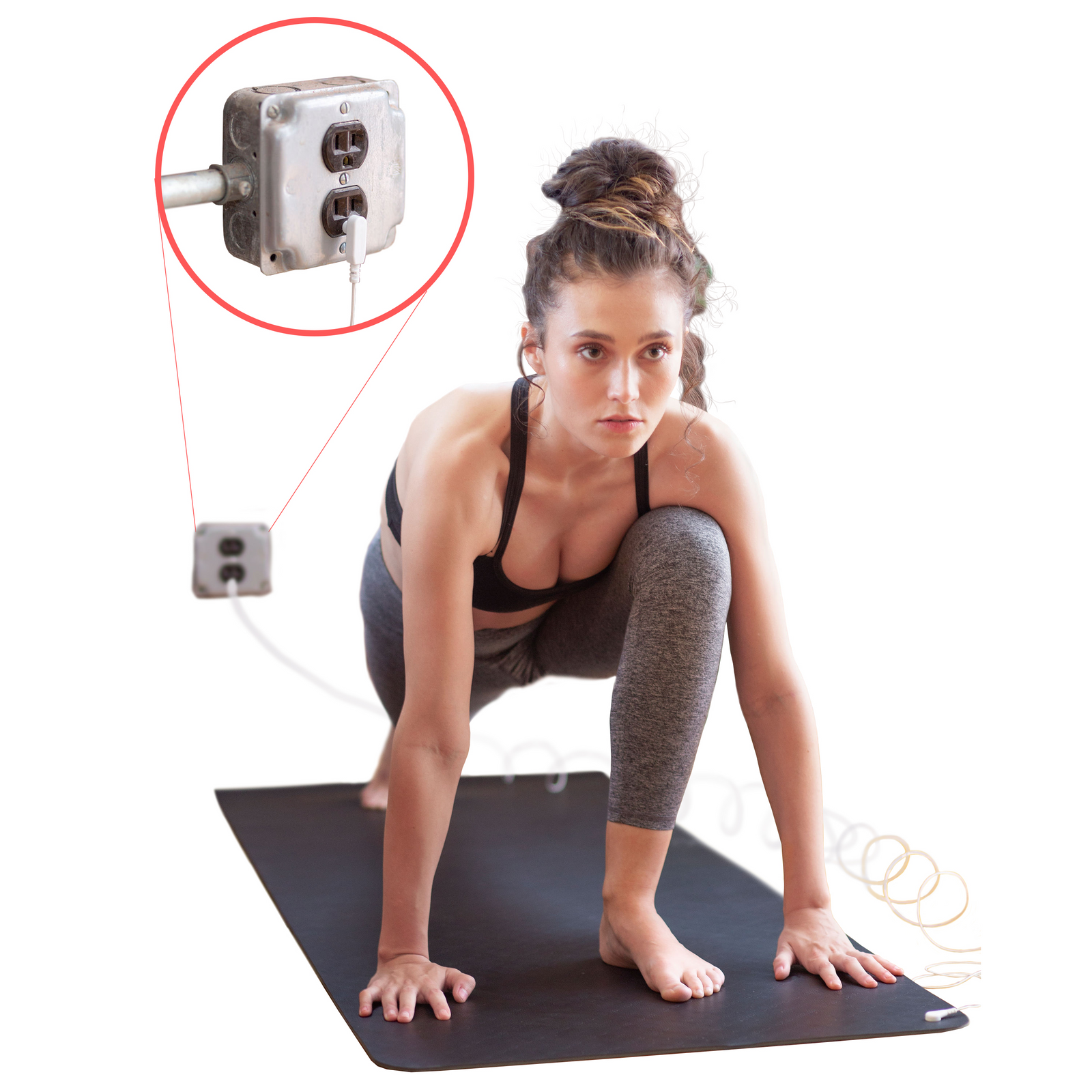 Hooga Grounded Yoga Mat