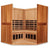 Clearlight Sanctuary™ C 4 Person Full Spectrum Infrared Corner Sauna - Purely Relaxation