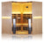 Clearlight Sanctuary™ C 4 Person Full Spectrum Infrared Corner Sauna - Purely Relaxation