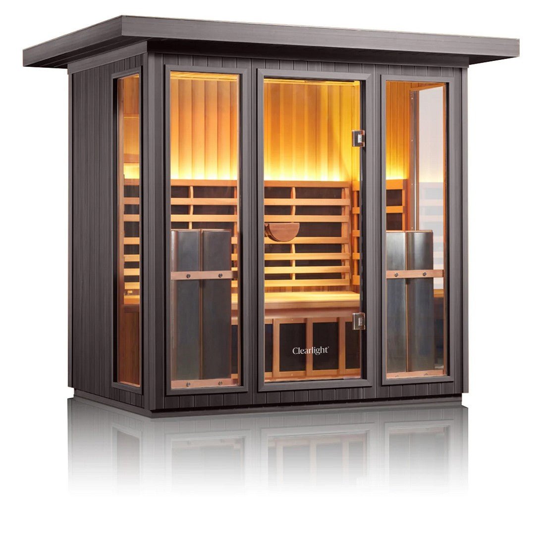 Clearlight Sanctuary™ Outdoor 5 Five Person Full Spectrum Infrared Sauna - Purely Relaxation