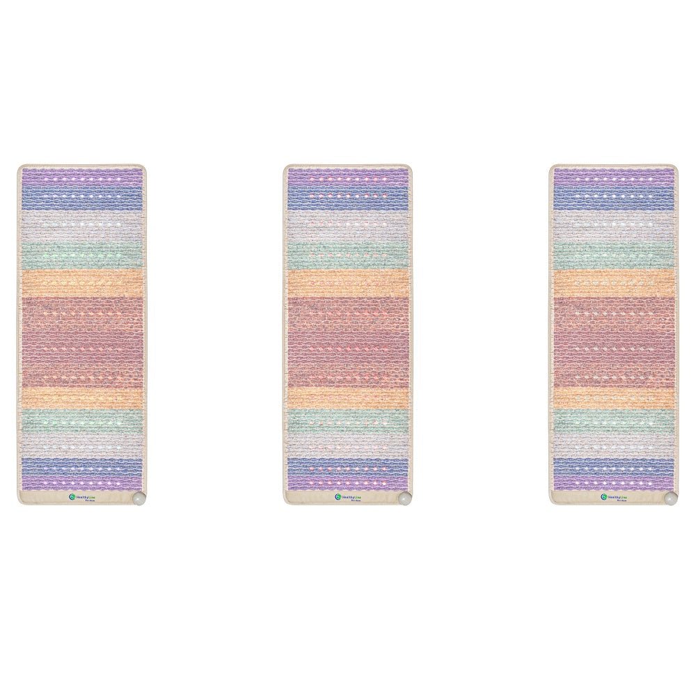 HealthyLine Rainbow Chakra Mat™ Large 7428 Firm - PEMF Inframat Pro® Third Edition - Purely Relaxation