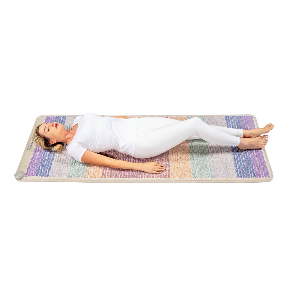 HealthyLine Rainbow Chakra Mat™ Large 7428 Firm - PEMF Inframat Pro® Third Edition - Purely Relaxation