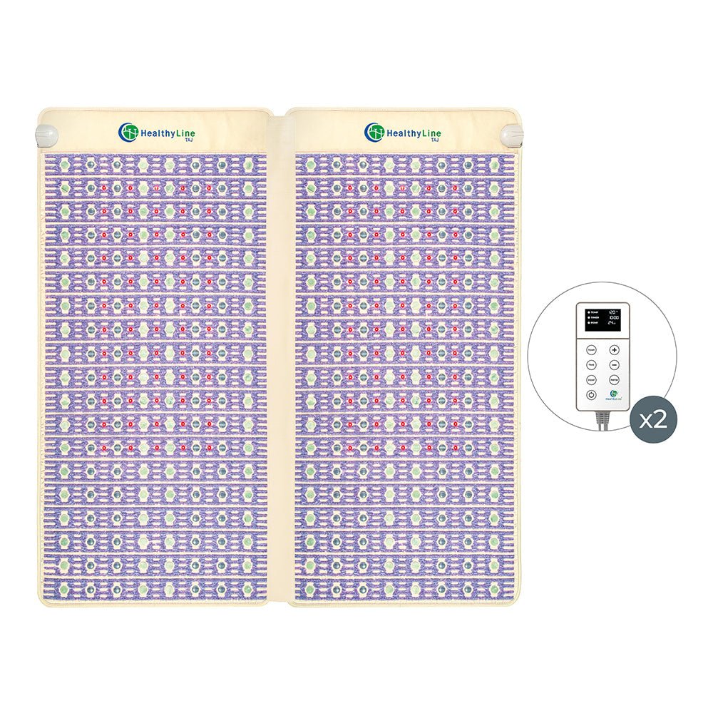 HealthyLine TAJ-Mat™ King 8076 Firm - Photon PEMF Split Inframat Pro® - Purely Relaxation